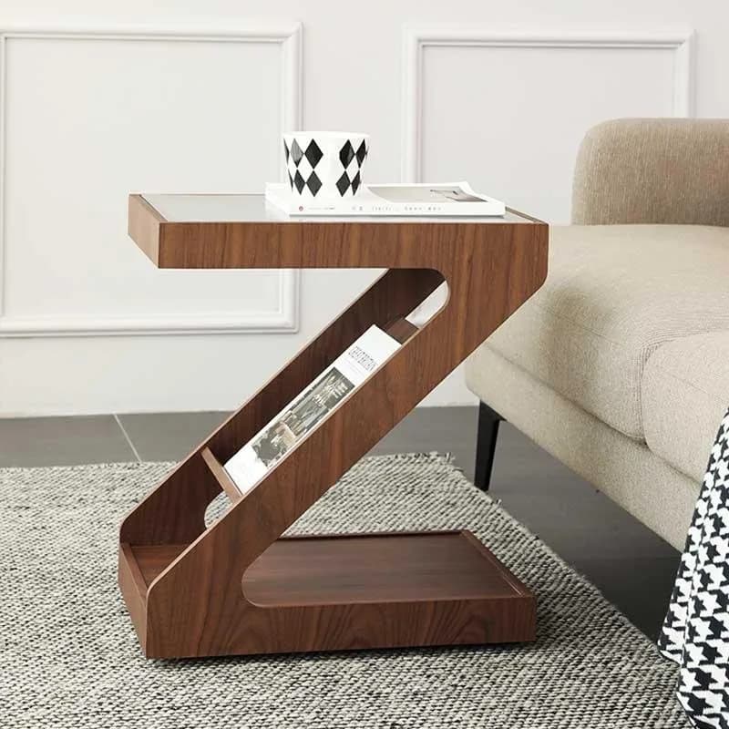 Z-shaped end table